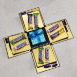 2 LAYER DAIRY MILK AND SNICKERS CEB By GiftsMyStore